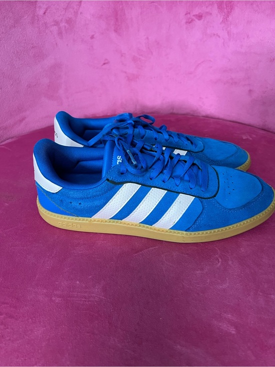 adidas Shoes - Adidas Breaknet Sleek Royal Blue Pink Gum Sole Sneakers Women’s 9.5